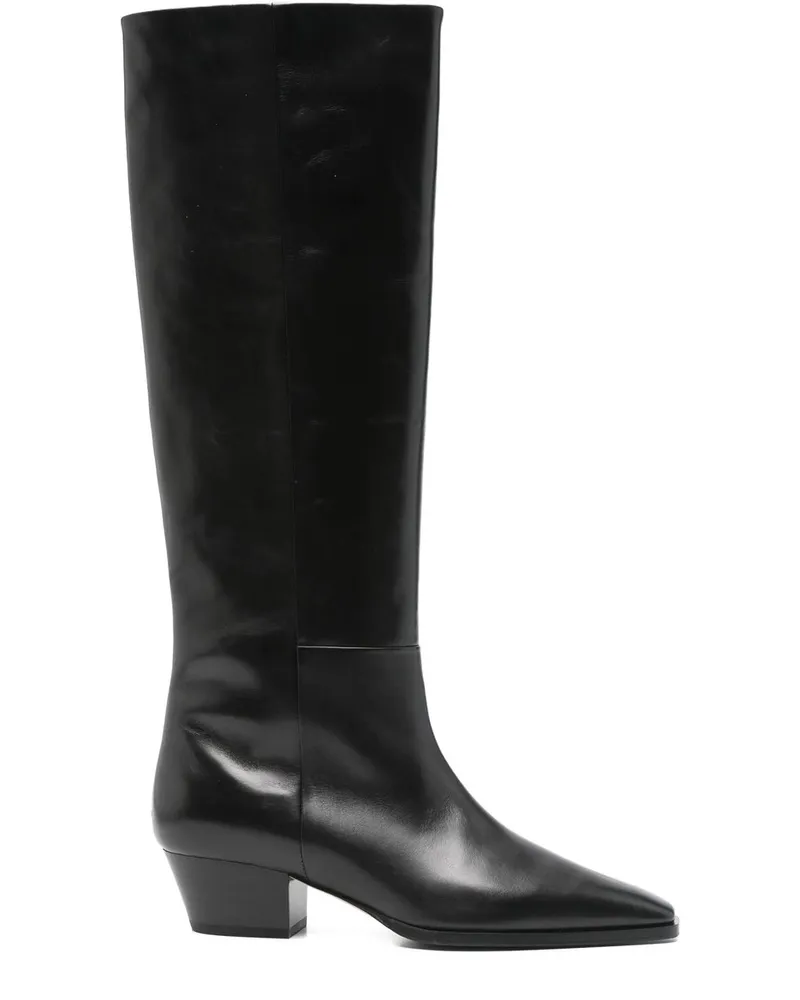 aeyde Medea Calf Leather Black Schwarz