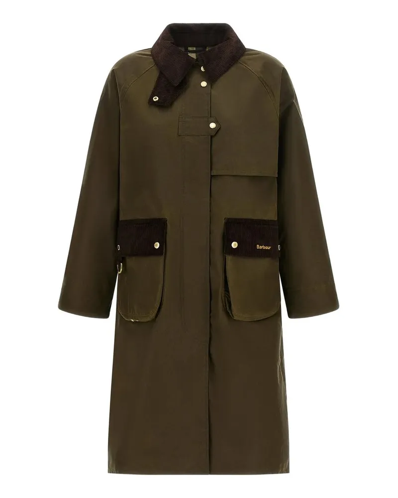Barbour Kirklees Wax Jacket Braun