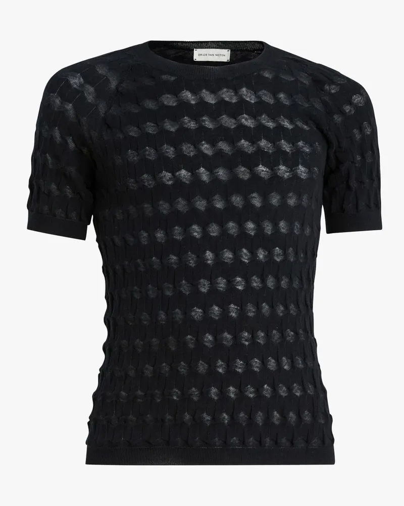 Dries van Noten Madeira 3712 M.k.sweater Black Schwarz