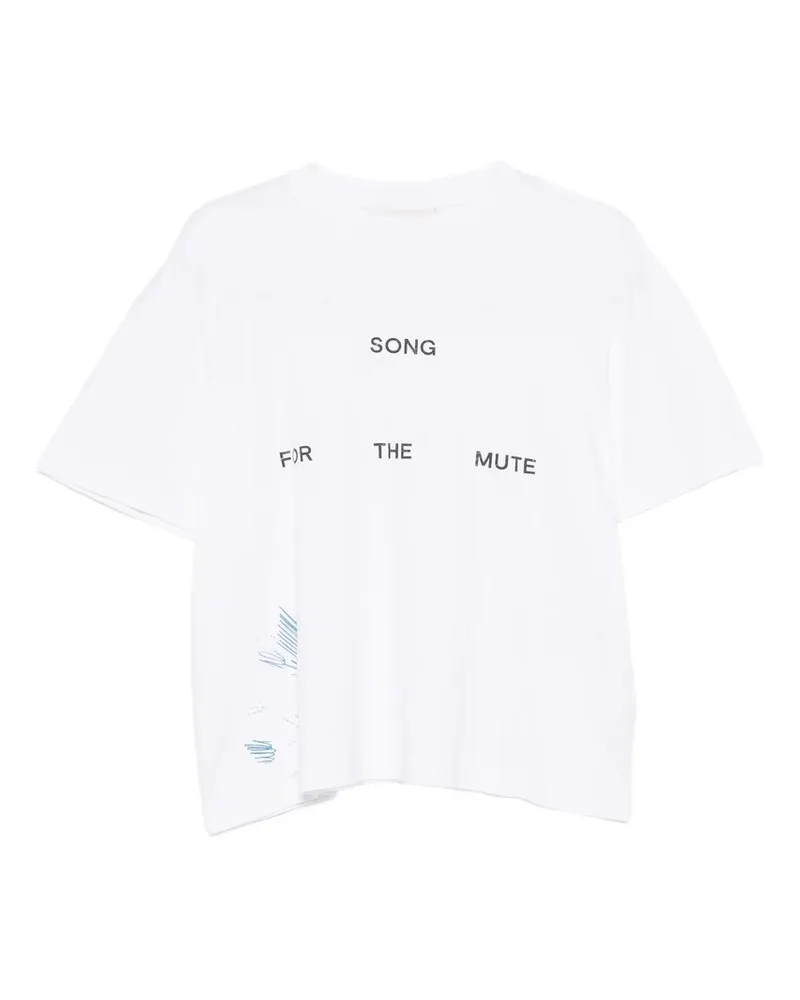 Song For The Mute Standard Tee Weiß