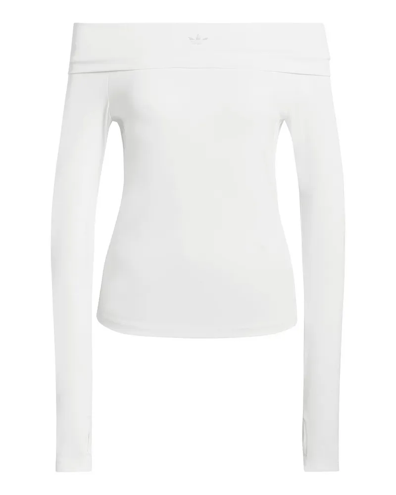 adidas Ess ls Top Bianco Weiß