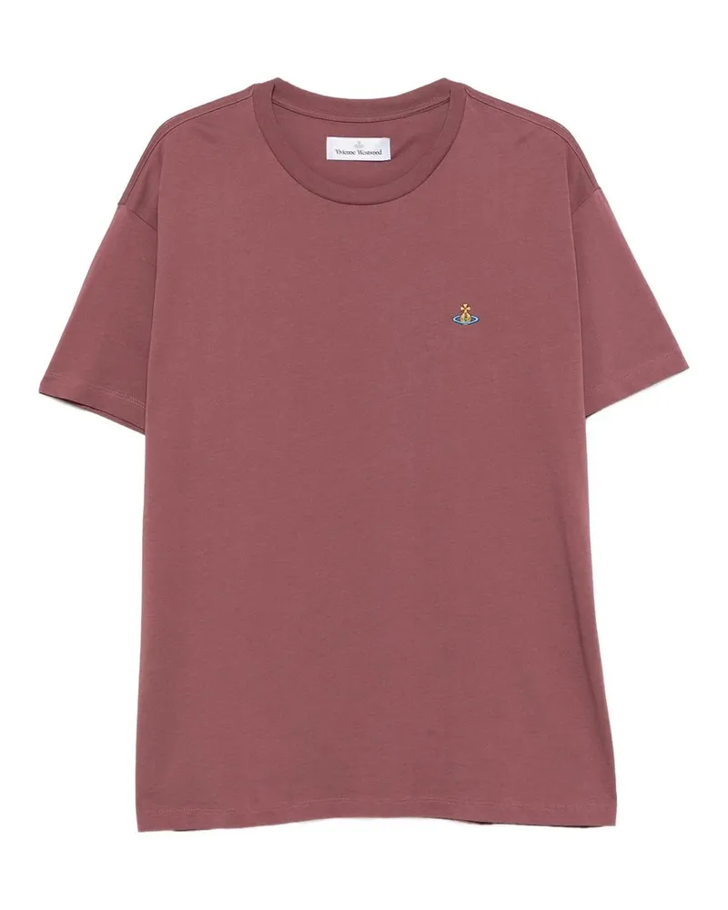 Vivienne Westwood Classic T-shirt Multicolor Orb Rot
