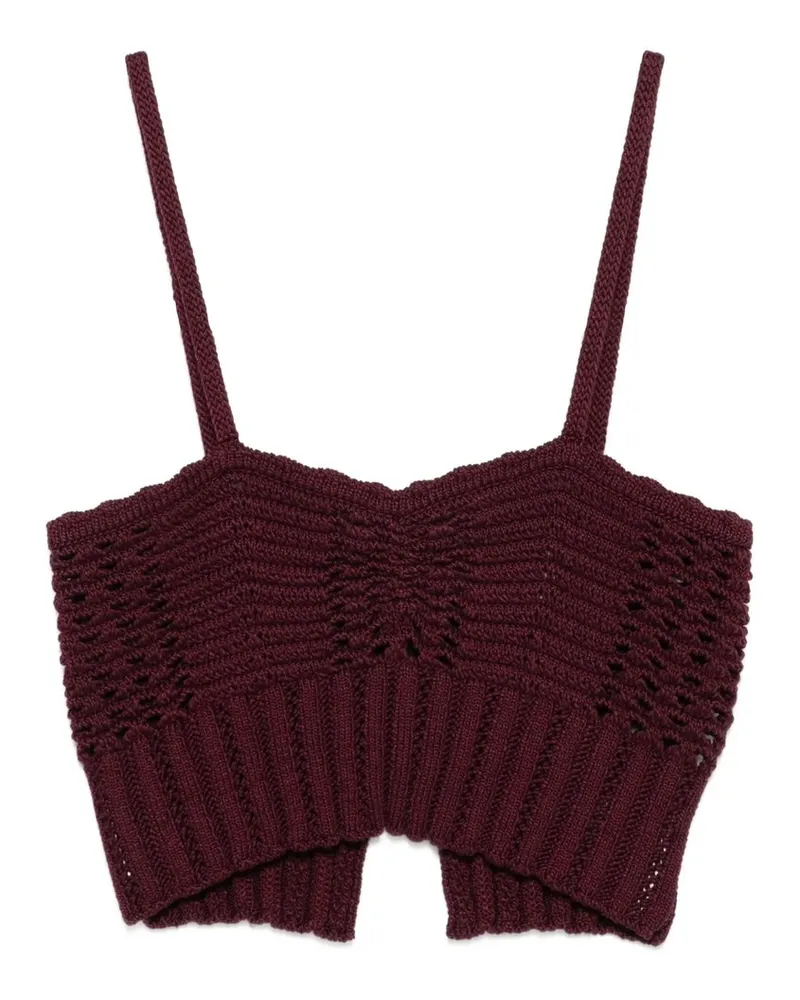 forte_forte Bralette Cable` Cotone Braun