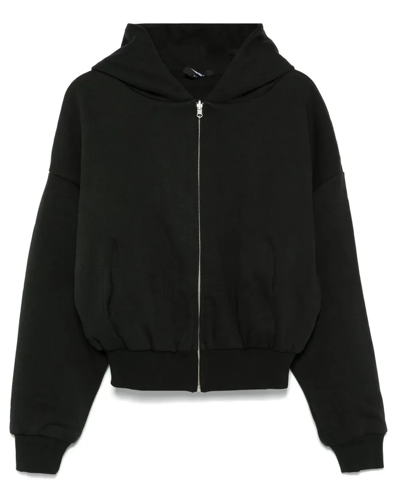 Entire Studios Thermal Hood Soot Schwarz
