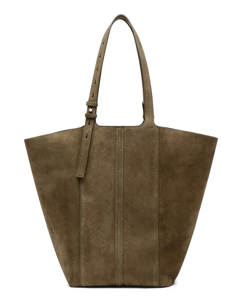 Golden Goose Shopping 24.7 ns Suede Body With Nappa Fringe And Beads Silver Metal Details Grün