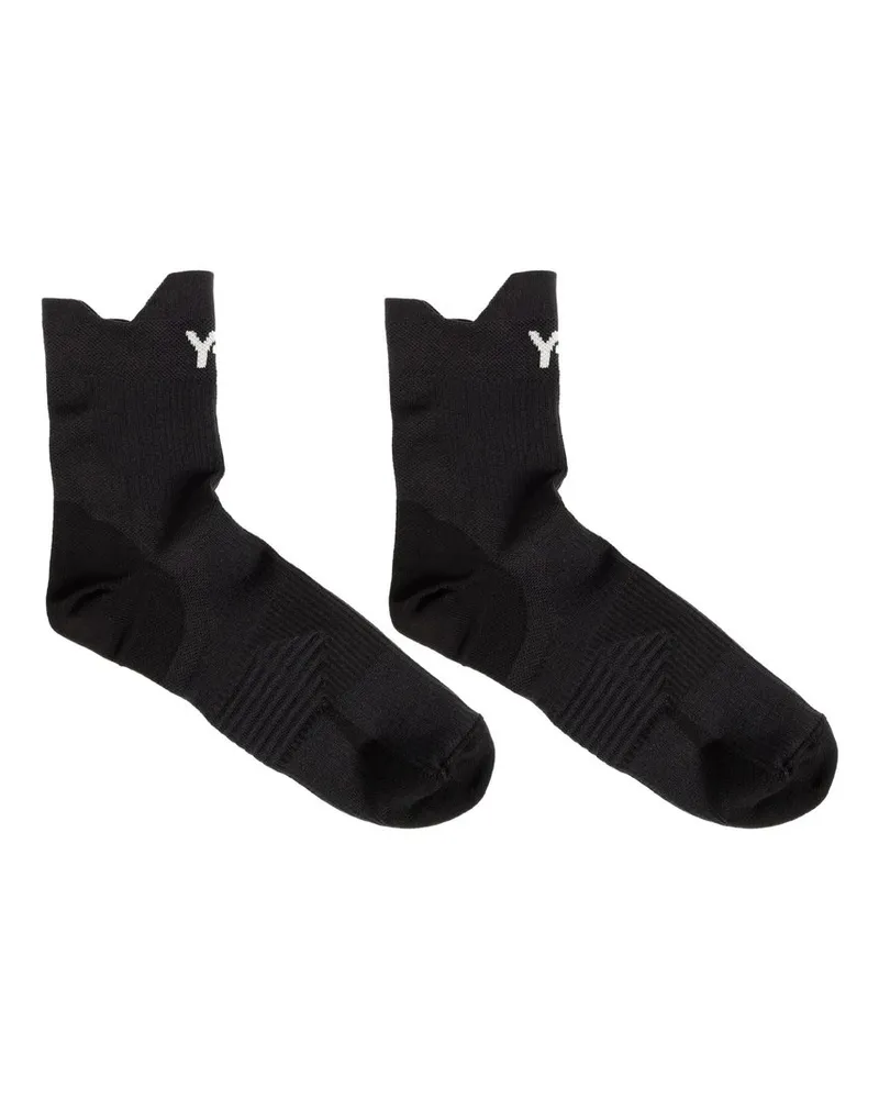 Y-3 Run Sock Schwarz