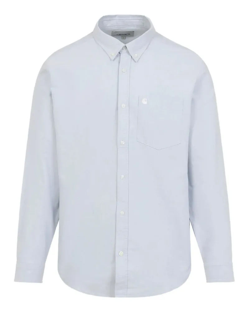 Carhartt WIP L/s C-logo Shirt Blau