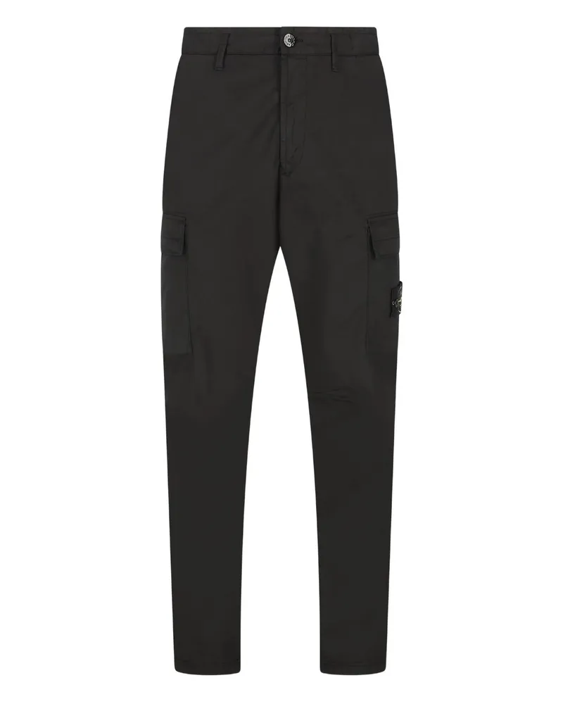 Stone Island Pant Regular Tapered Schwarz