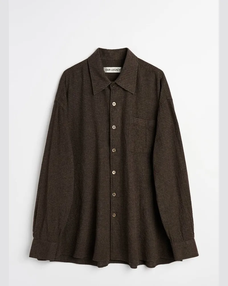 Our Legacy Borrowed Shirt Braun