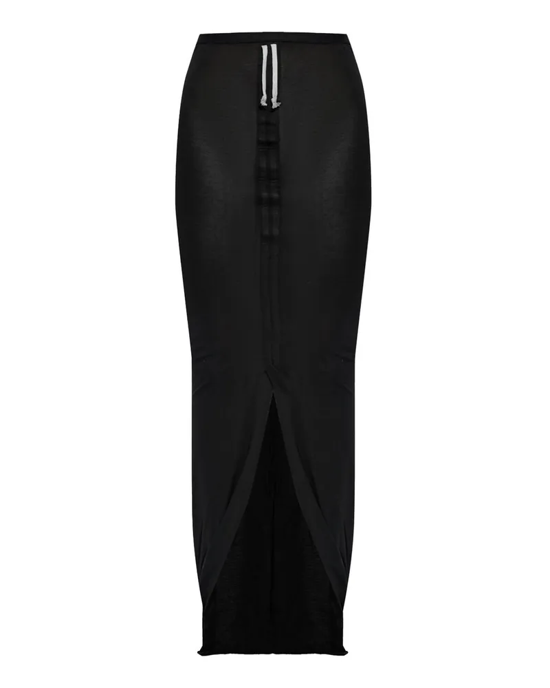 DRKSHDW by Rick Owens Soft Edfu Skirt Nero Schwarz