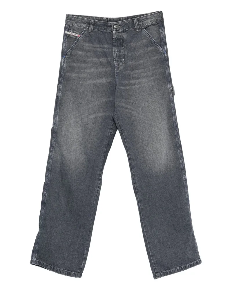 Diesel D-livery-w L.32 Pantaloni Grau