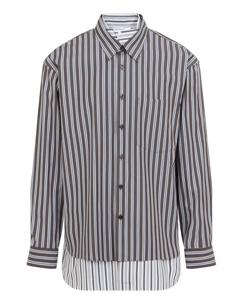 Dries van Noten Camber 4023 M.w.shirt 020723.4023 Braun