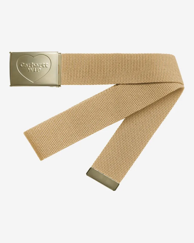 Carhartt WIP Heart Clip Belt Beige