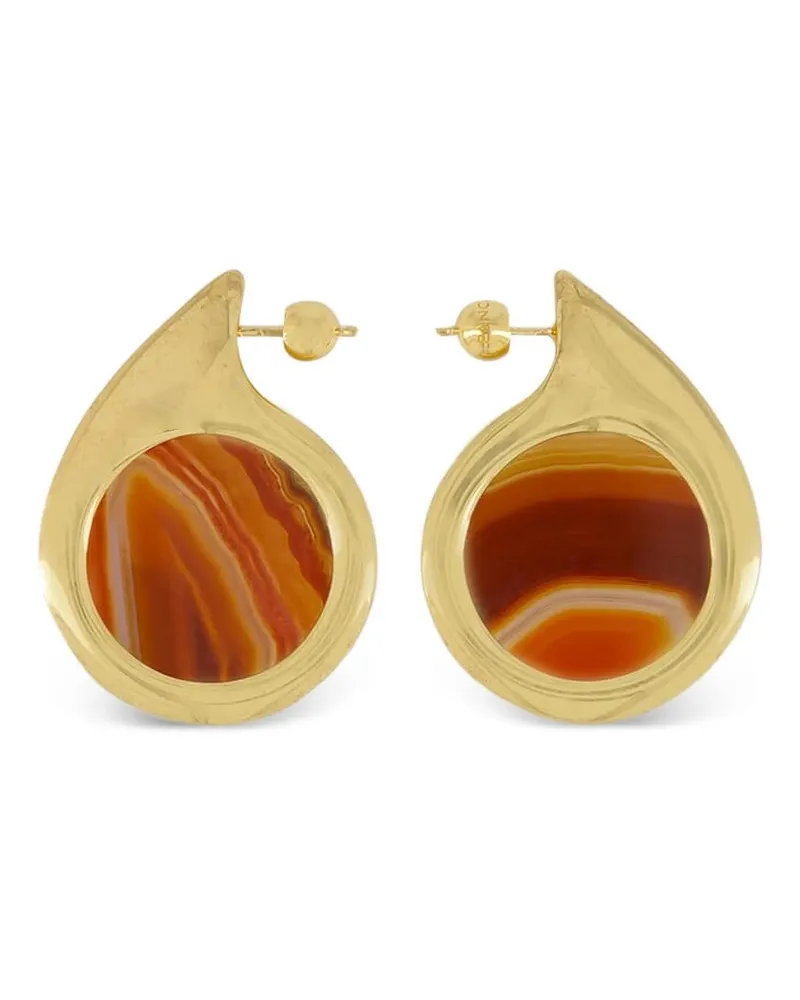 PANCONESI Dusk Earrings Small Braun