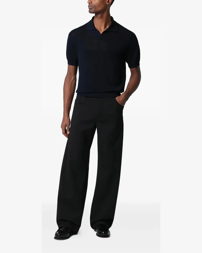 LARDINI Pantalone Uomo Drop Reg Schwarz