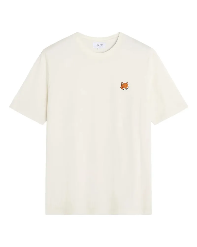 Kitsuné Fox Head Regular Tee-shirt Beige