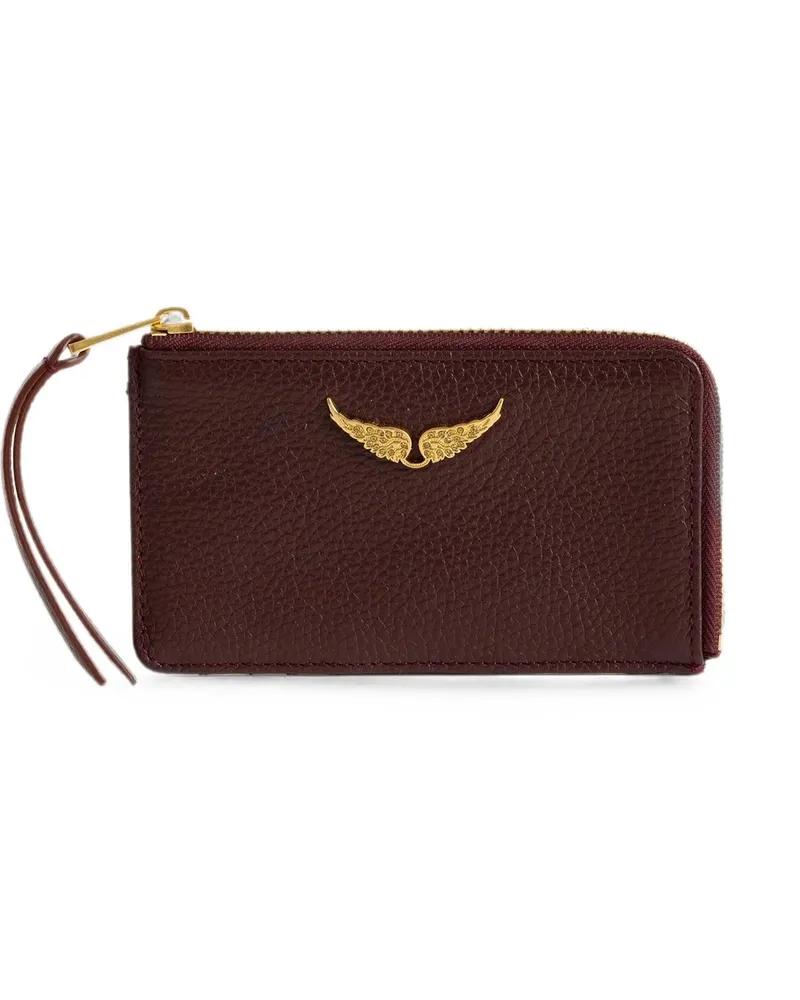 Zadig & Voltaire zv Card Grained Leather Rot