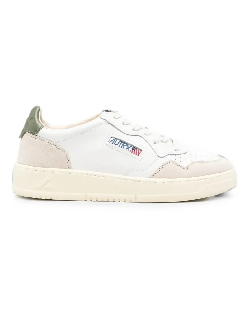 AUTRY Medalist Low Man Leat/suede Weiß