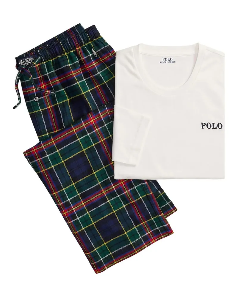 Ralph Lauren Long Sleeve pj Set Lounge Mehrfarbig