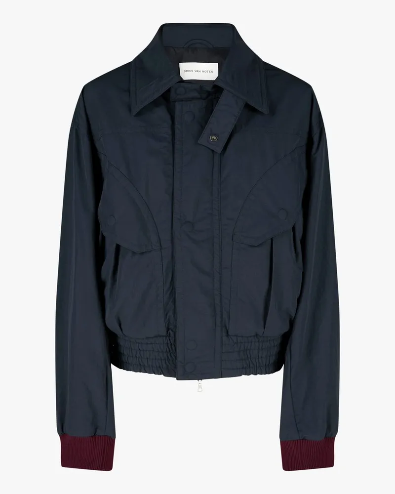 Dries van Noten Vaas 3313 w.jacket Nav Blau