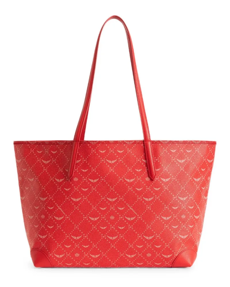Zadig & Voltaire z Shopper Monogram Rot