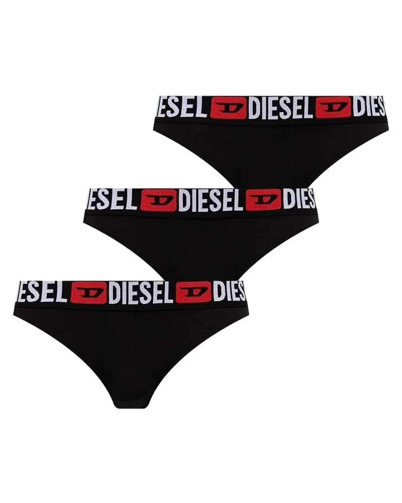 Diesel Slip Stars Threepack Neri Schwarz