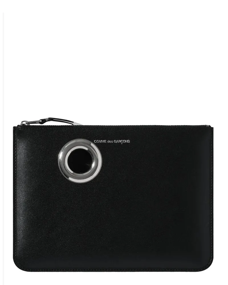 Comme des Garçons Silberne Öse Schwarz