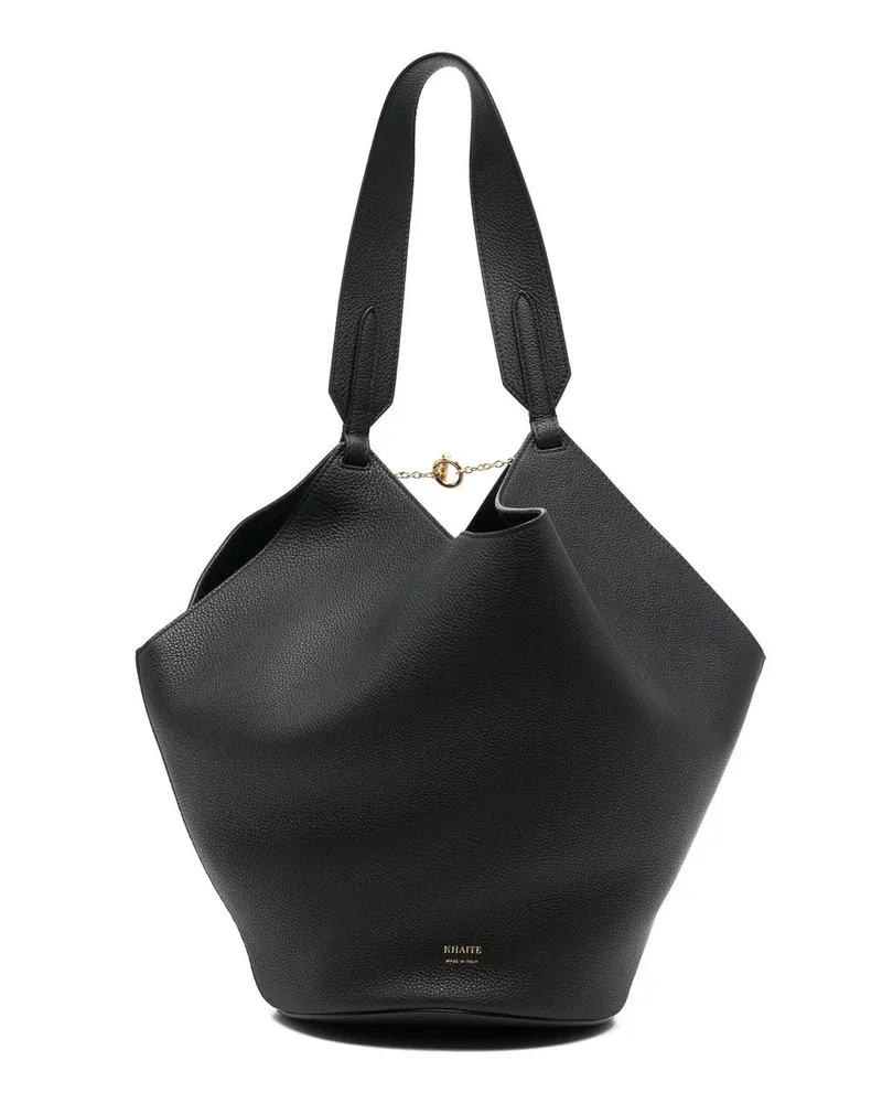 KHAITE Lotus Kleine Tragetasche H2043914 Schwarz