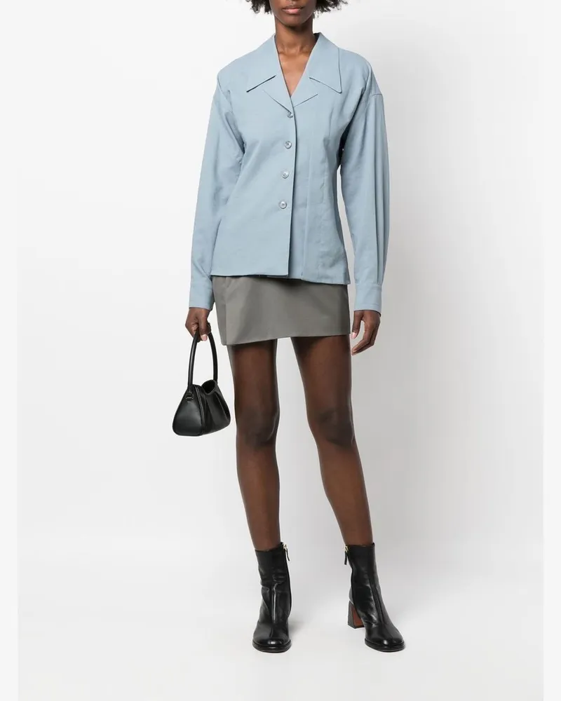 LOW CLASSIC Leinenhemd Blau