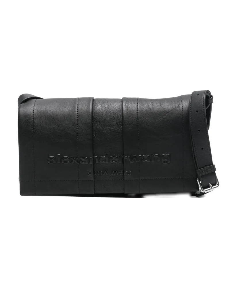 Alexander Wang Pack Medium Flap Crossbody Bag Schwarz