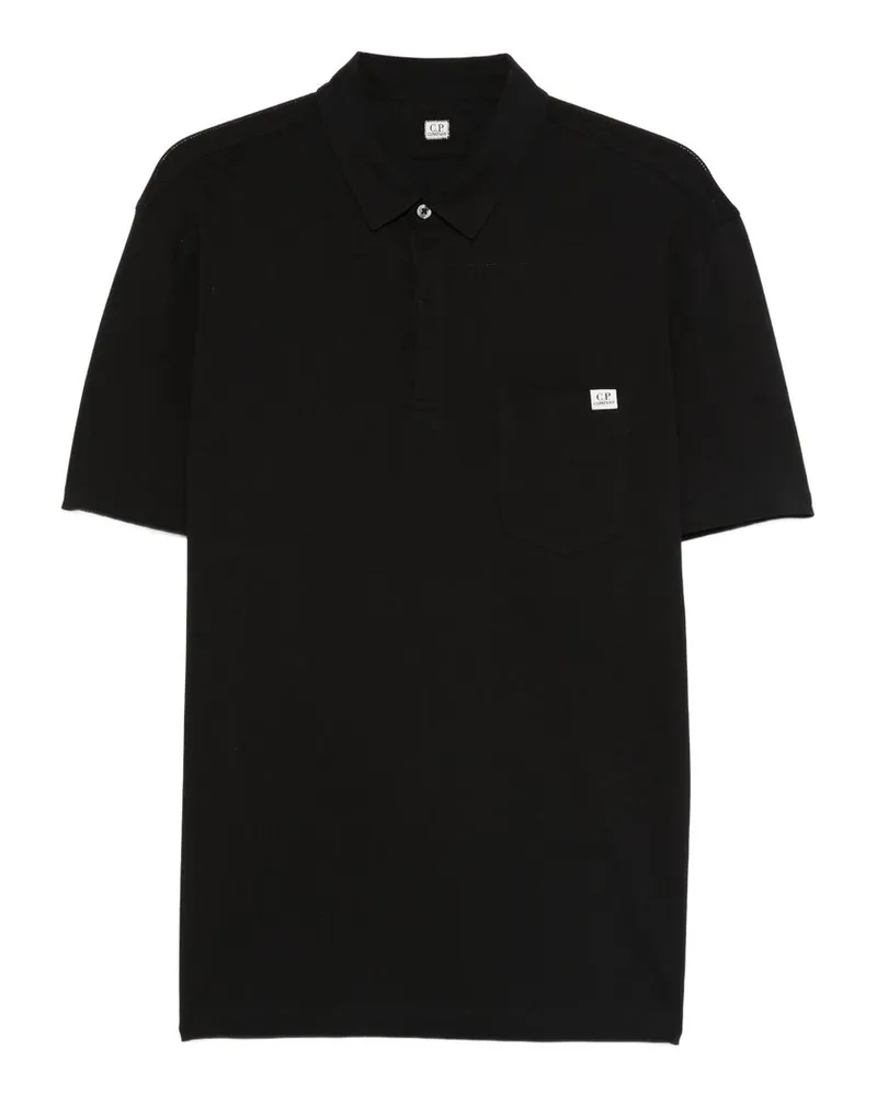 C.P. Company Polo - Short Sleeve Schwarz