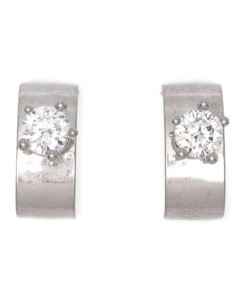 PANCONESI Diamanti Armour Earrings Grau