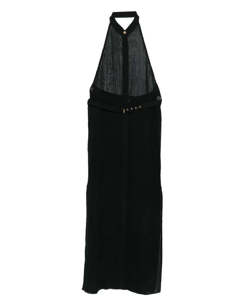 Le Kasha 1918 Dress With Open Back Schwarz