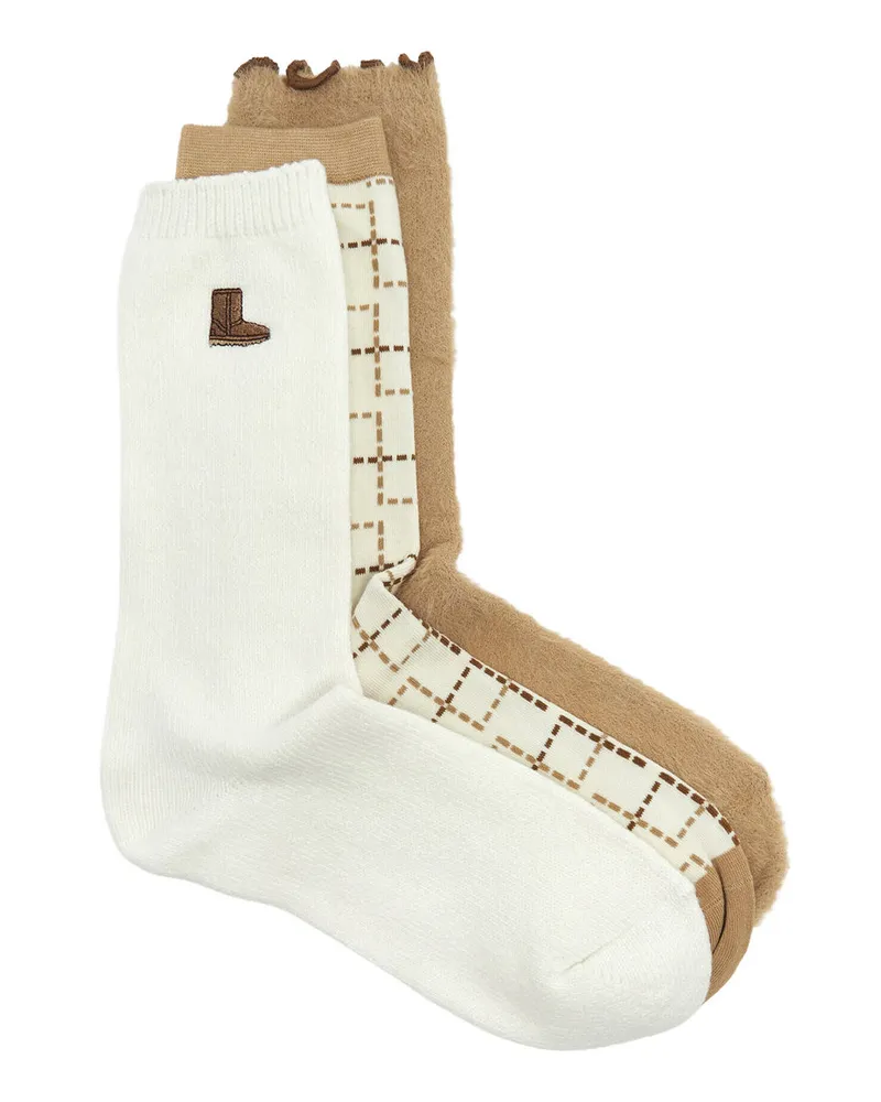 UGG Classic Crew 3 Pack Blau