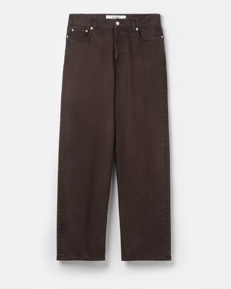 Séfr Wide Cut Jeans Schwarz