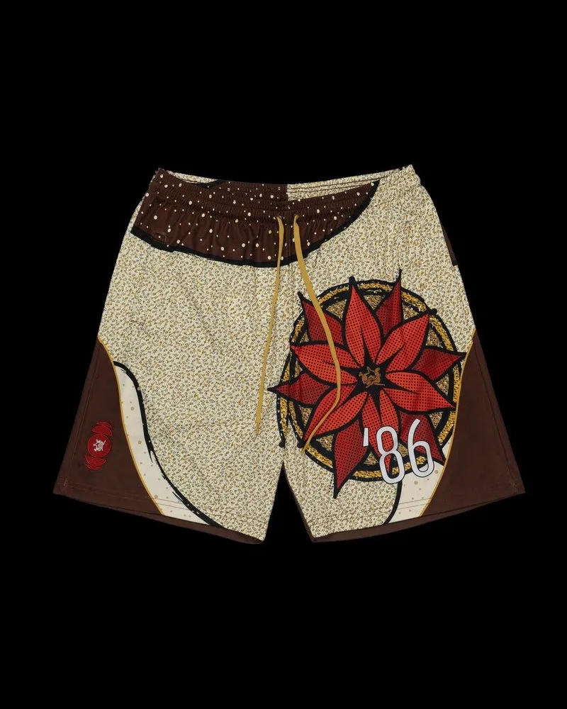 Pantofola d´Oro Soccer Shorts Thebe Magugu x Pdo Braun