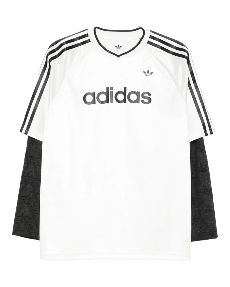 adidas Lace ls Jersey Weiß