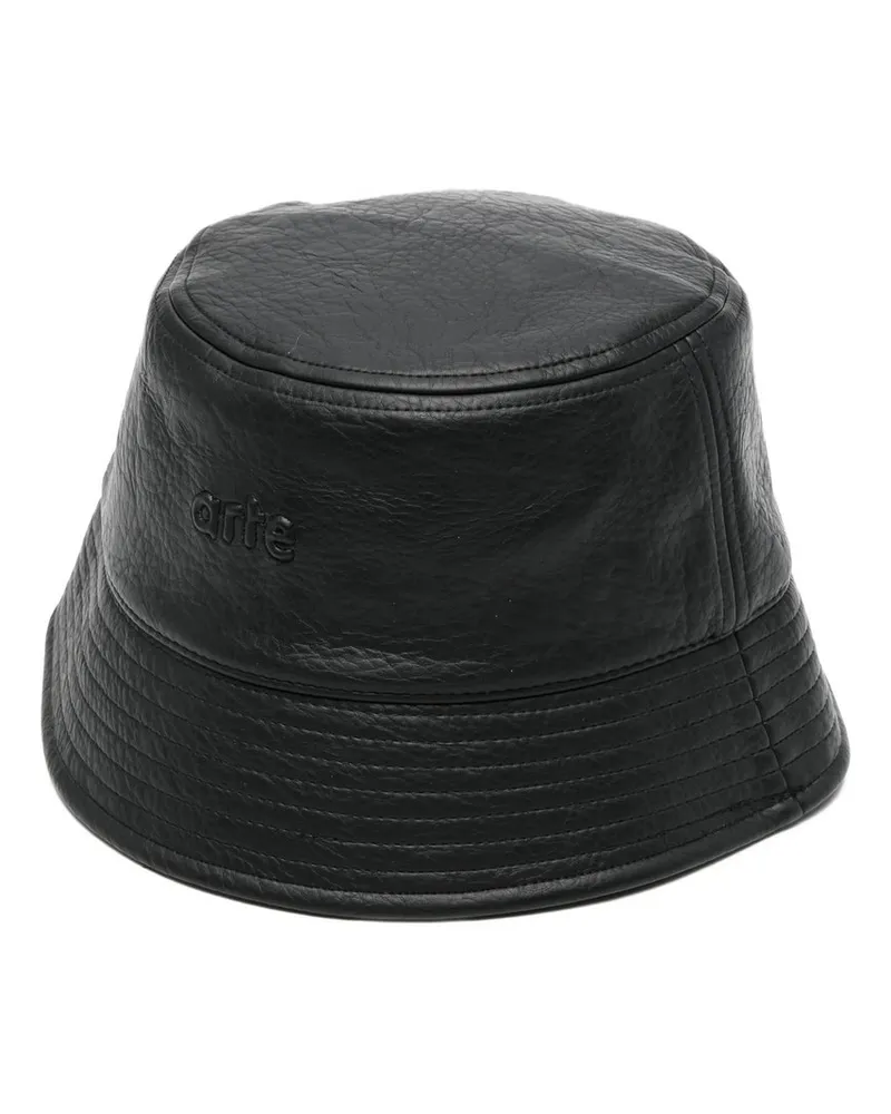 Arte Antwerp Linen Buckethat Schwarz