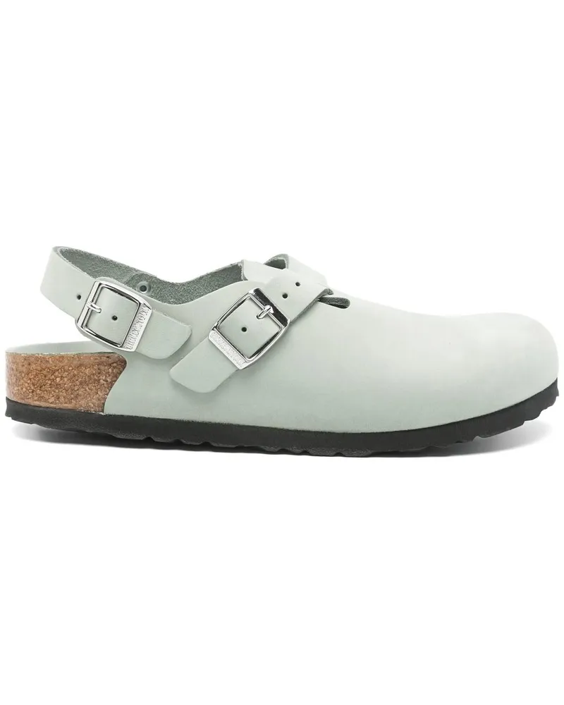 Birkenstock Tokio Pure Sage, Nubuck Leather Grau