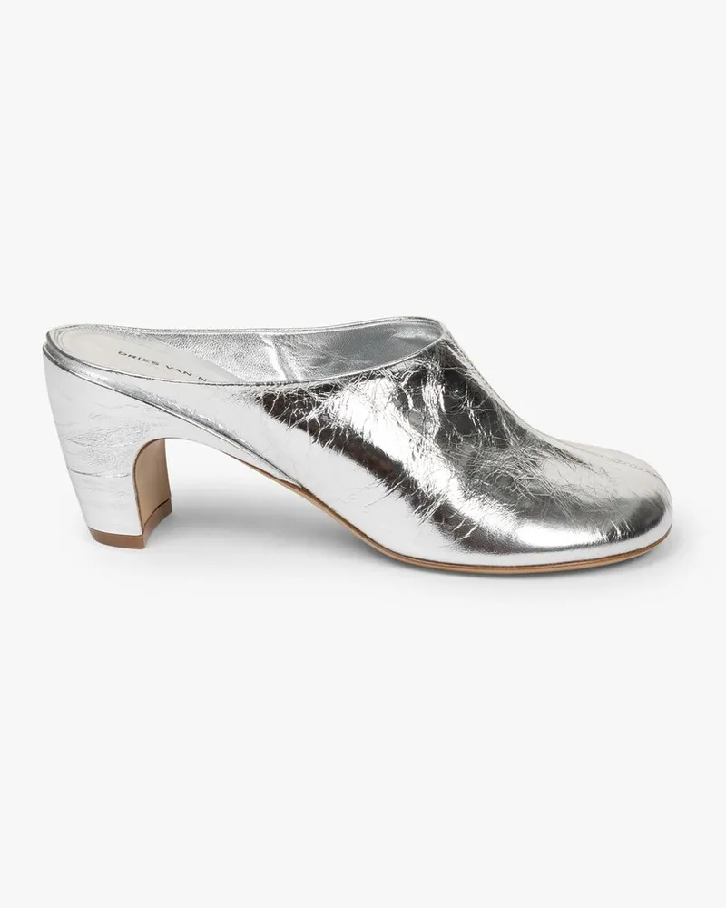 Dries van Noten W.l.shoes Q.0207 Sil Silber