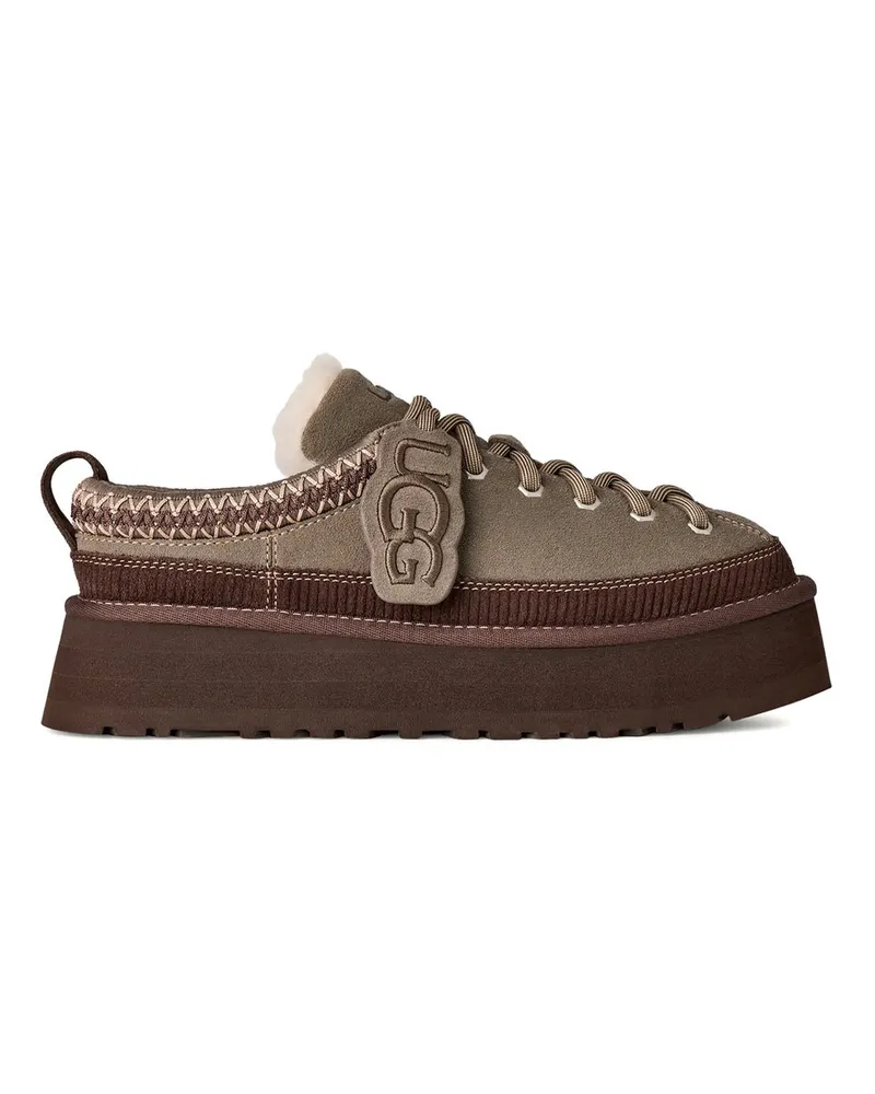 UGG Heritage Lace up Slipper Grau
