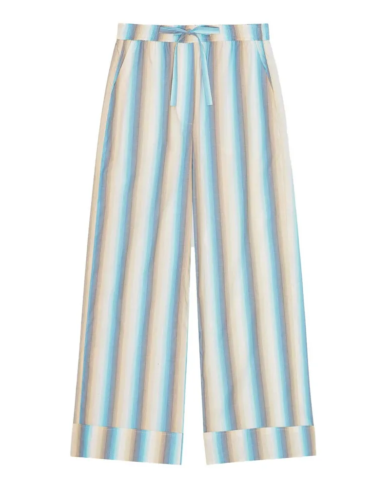 Ganni Ombre Stripe Elasticated Pants Mehrfarbig