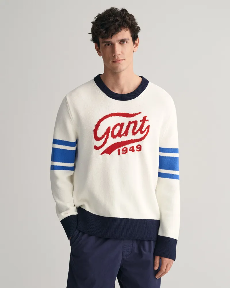 Gant Herren GANT Varsity Rundhals-Pullover 