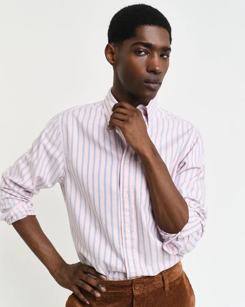 Gant Herren Regular Fit Archive Oxford-Hemd mit Streifen 