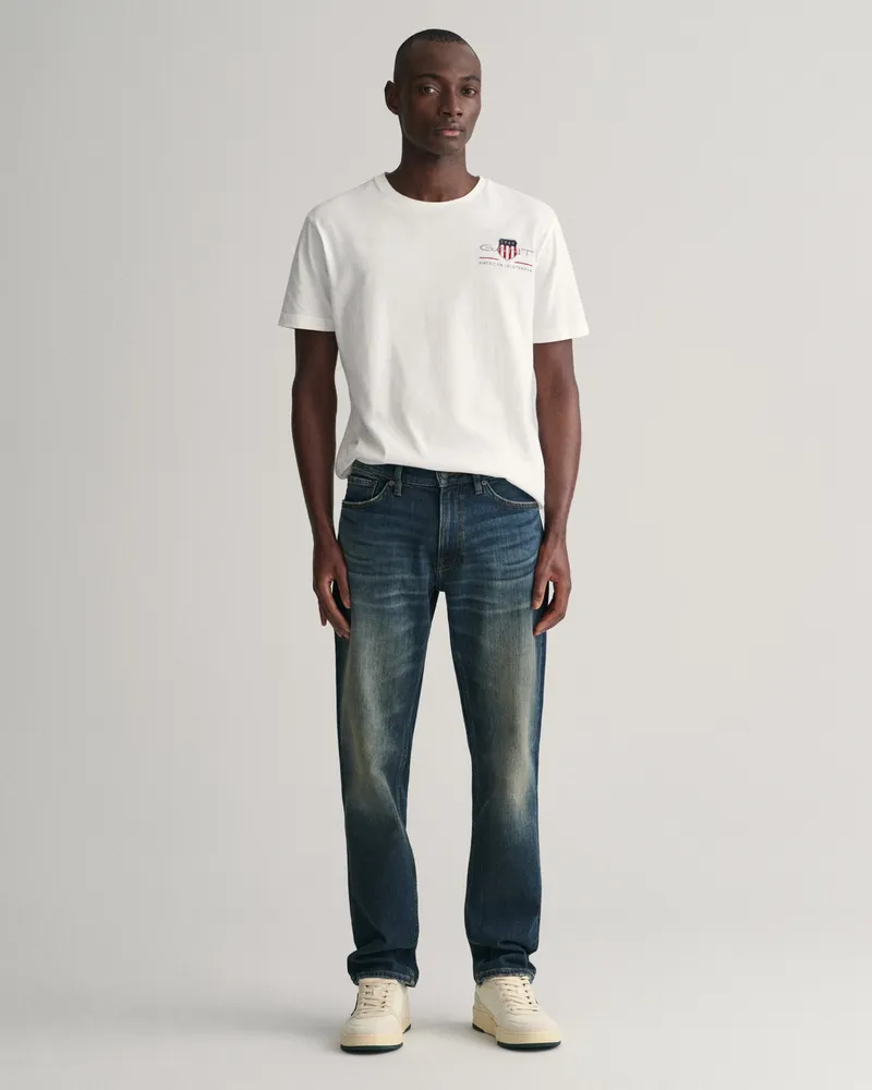 Gant Herren Slim Fit Archive Wash Jeans 