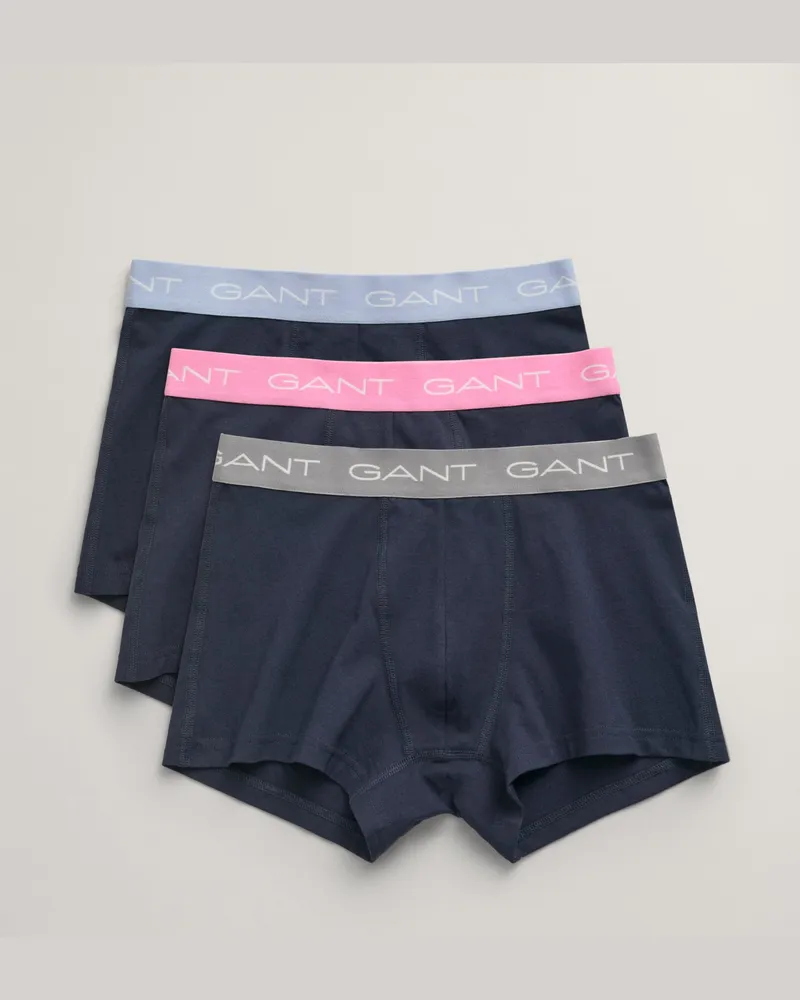 Gant Herren 3er-Pack mehrfarbige Boxershorts 