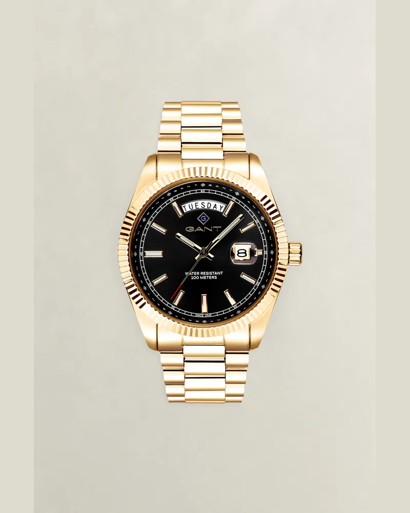 Gant Herren Fairfax Armbanduhr Schwarz Schwarz
