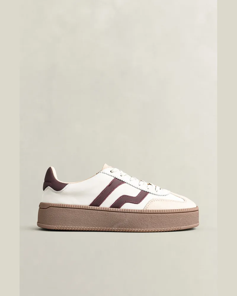 Gant Damen Cuzmani Sneaker aus Leder EGGSHELL Eggshell