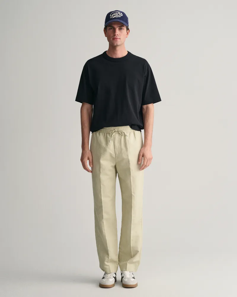 Gant Herren Baumwoll Leinen Hose 