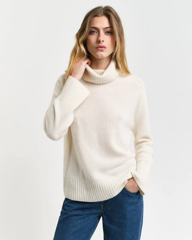 Gant Damen Rollkragenpullover aus Kaschmir 